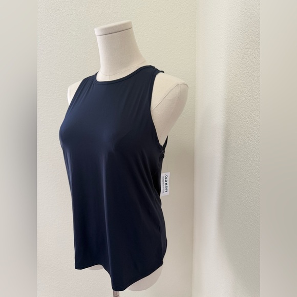 Old Navy NW5 Set of 2 Black & Navy Sport Tank Top Women’s Size Small - Picture 3 of 8